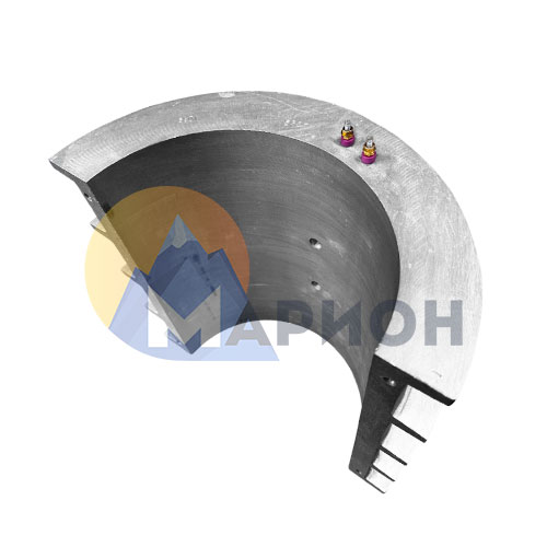 Литой нагреватель R 137,5*368, 3500Вт+3500Вт, 380В